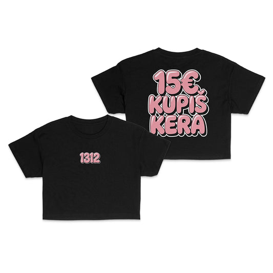 Beba Moto x Domaja Crop Top Crni