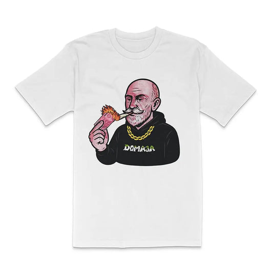 domaja x Ghetto Mentality majica bela